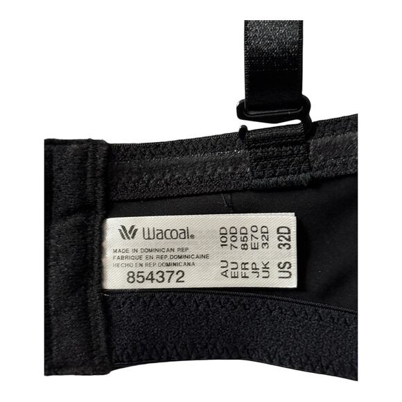 Wacoal 854372 Staying Power wire free strapless bra black size 32D - Picture 5 of 7